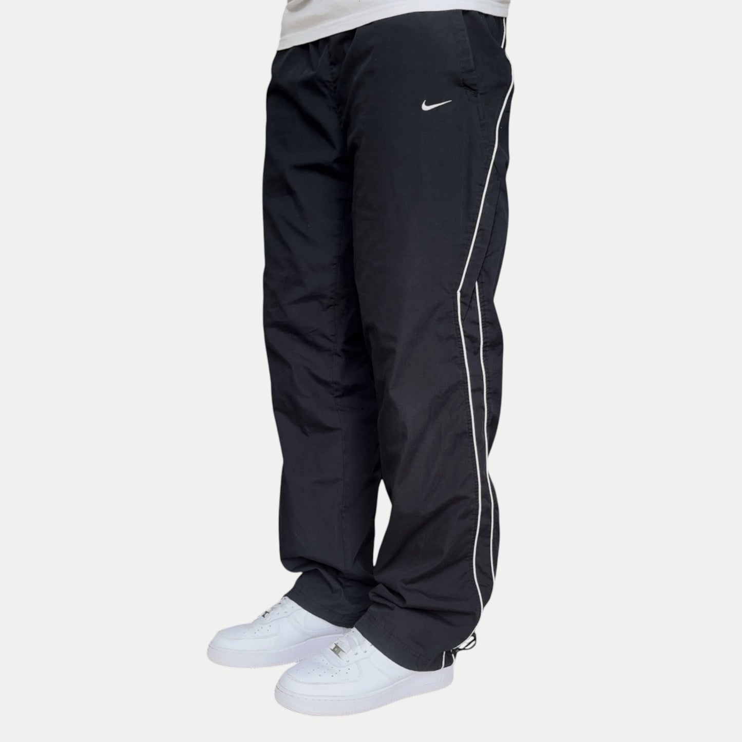 RARE 2000s Nike Trackpants Black - (M)