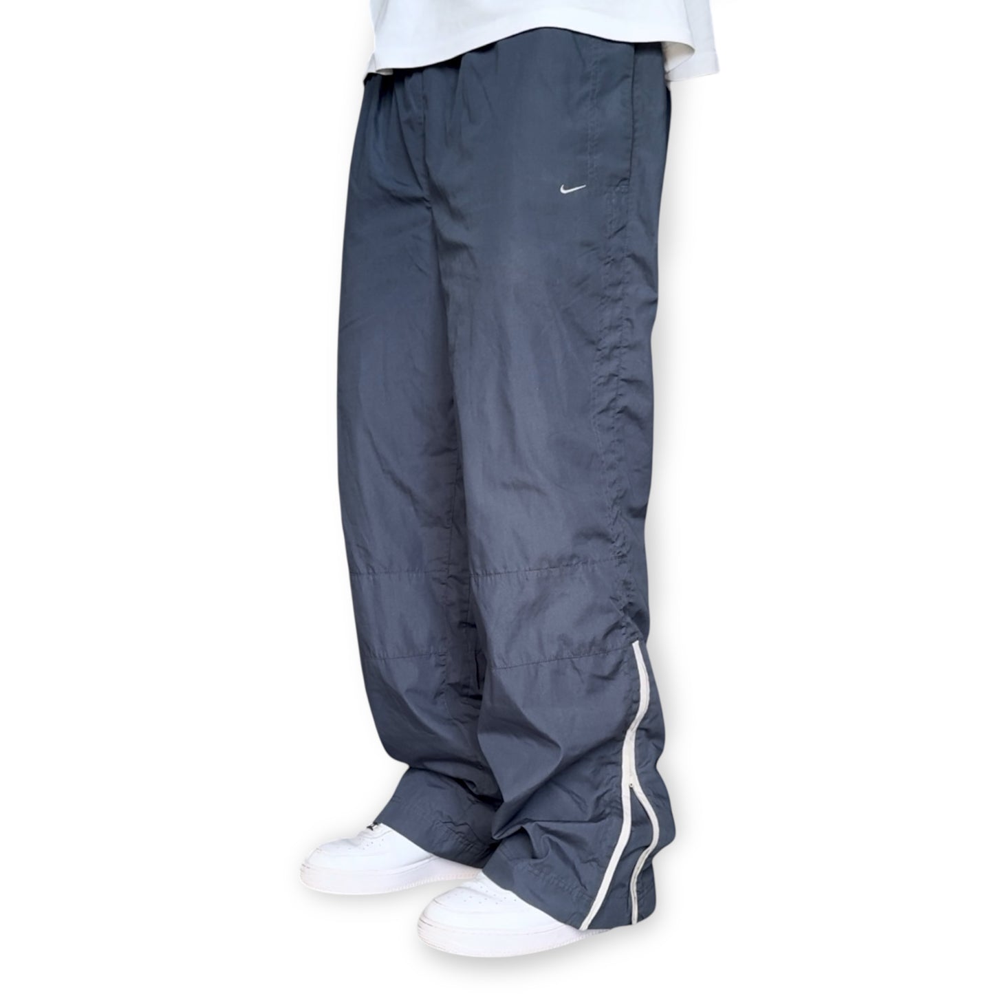 RARE 2000s Nike Trackpants Blue - (L)