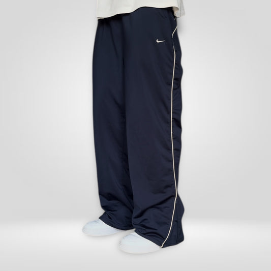 RARE 2000s Nike Trackpants Navy - (L)