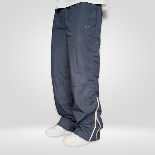 RARE 2000s Nike Trackpants Blue - (L)