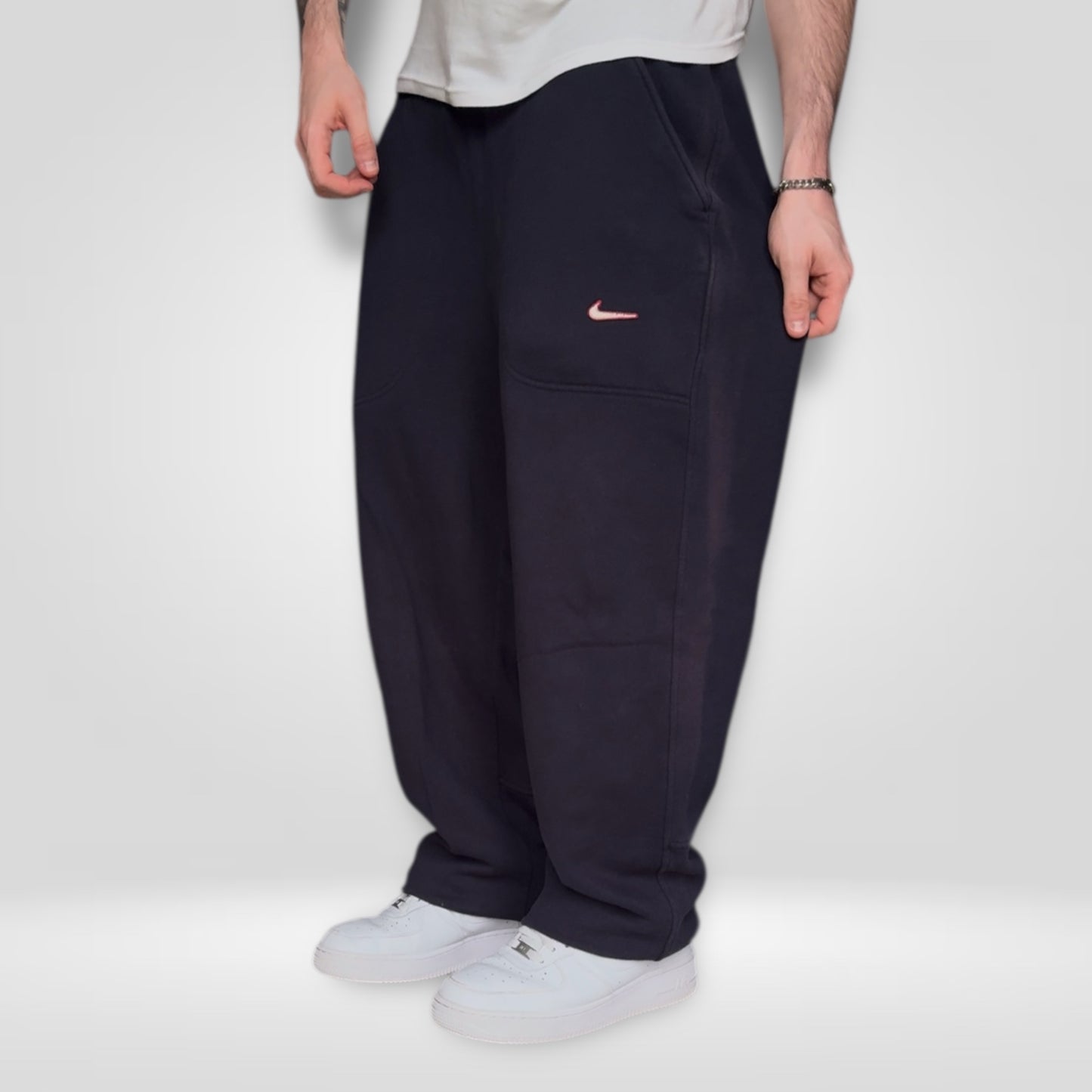 SUPER RARE 1990s Nike Joggers Navy - (L)