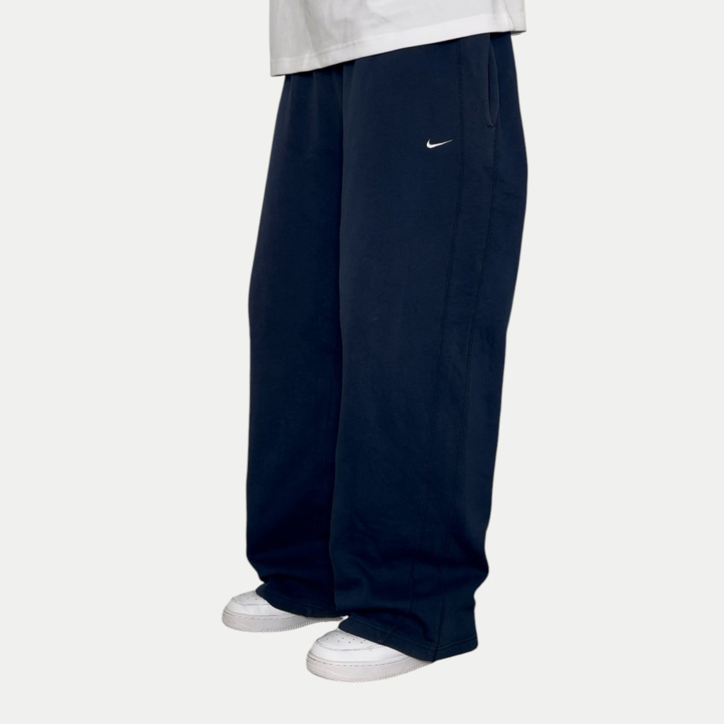 RARE 2000s Super Baggy Nike Joggers Navy - (XL)