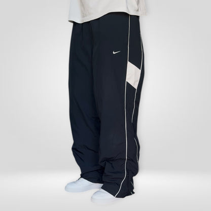 RARE 2000s Baggy Nike Trackpants Navy - (XL)