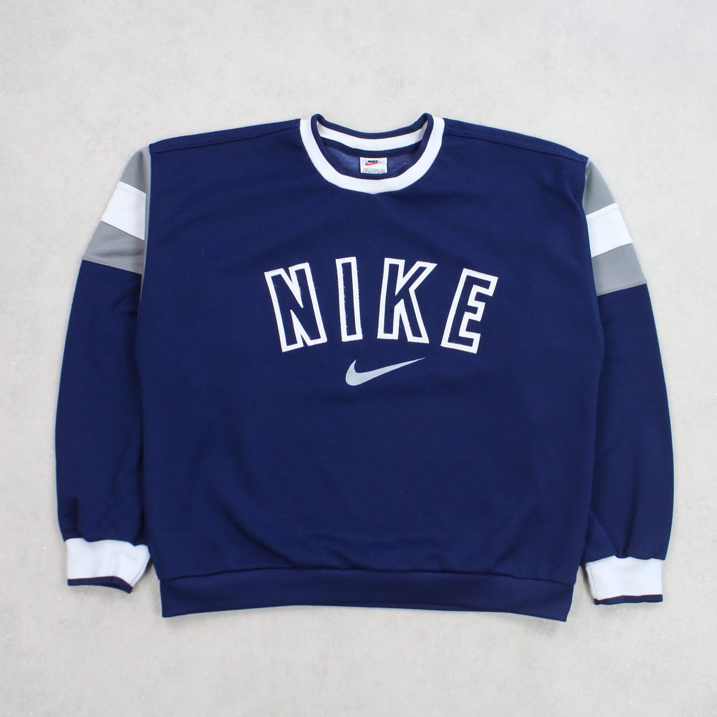 VERY RARE Vintage 1990s Nike Spell Out Sweatshirt Navy - (S) – Refined ...