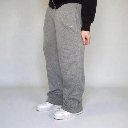 RARE 2000s Nike Joggers Grey - (L)