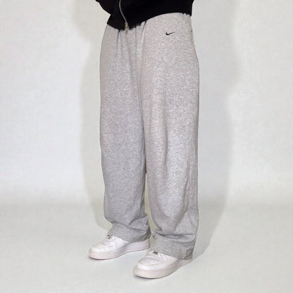 RARE 00s Nike Baggy Joggers Grey - (L/XL)