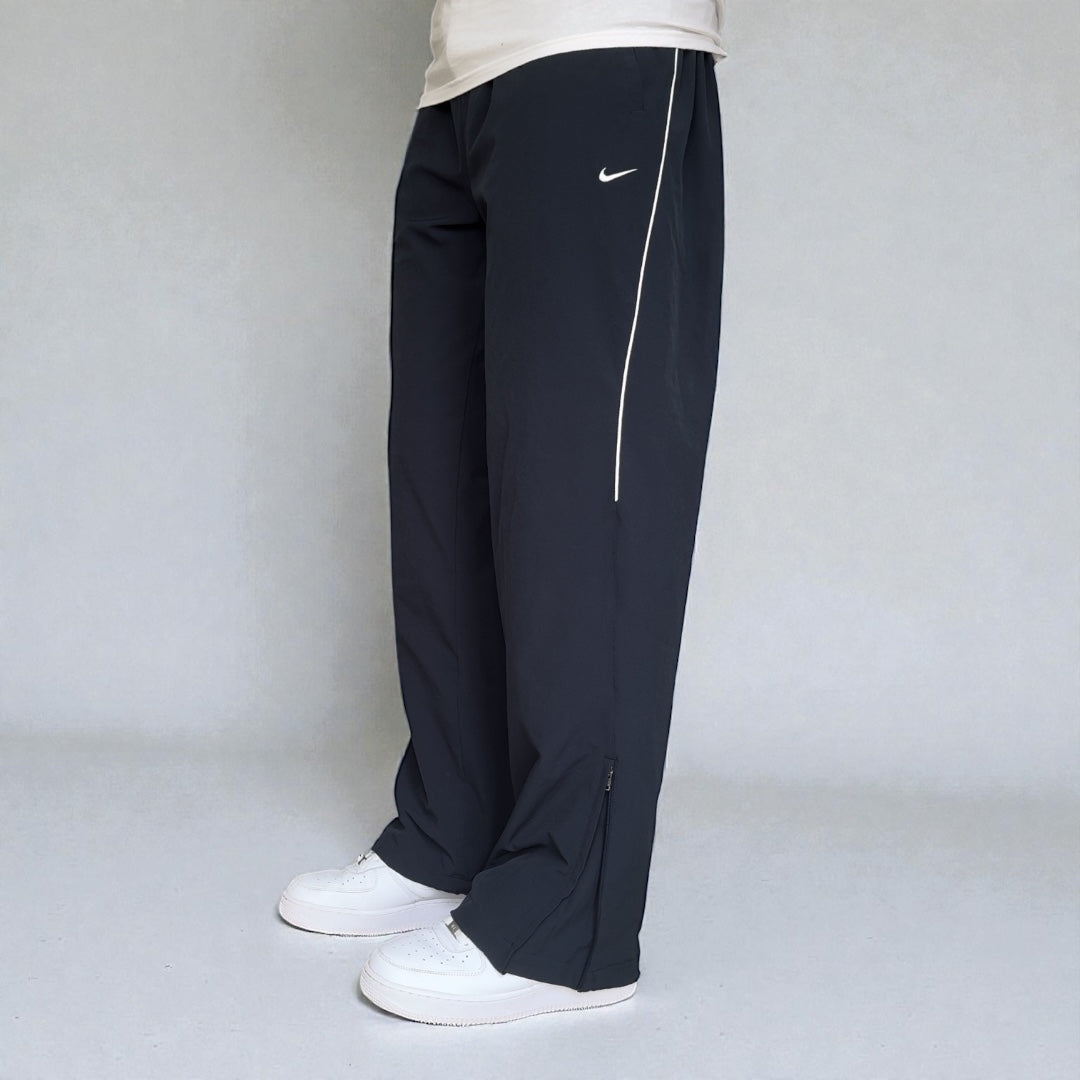 RARE 2000s Baggy Nike Trackpants Navy - (S)