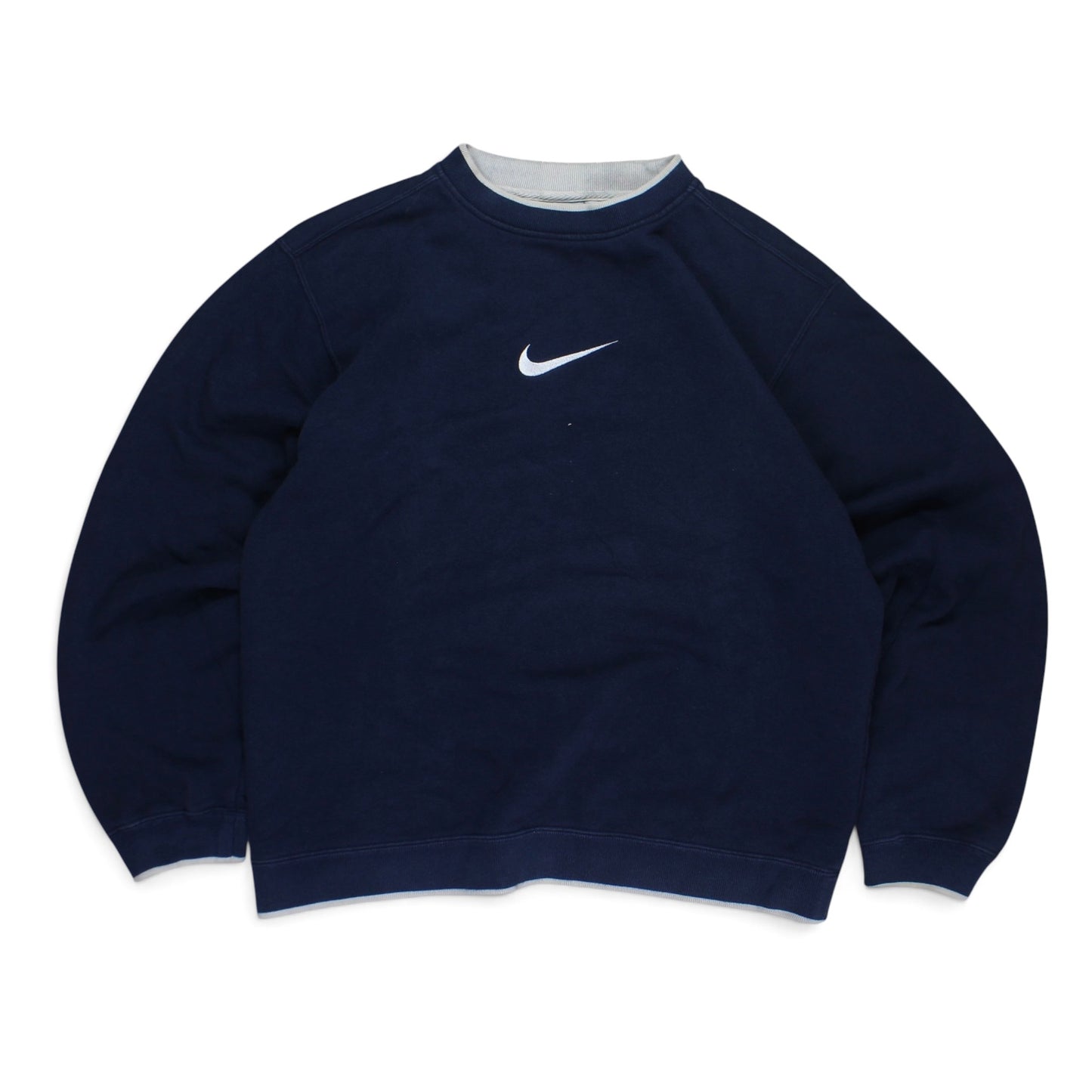 RARE 2000s Heavyweight Nike Sweatshirt Navy - (L)