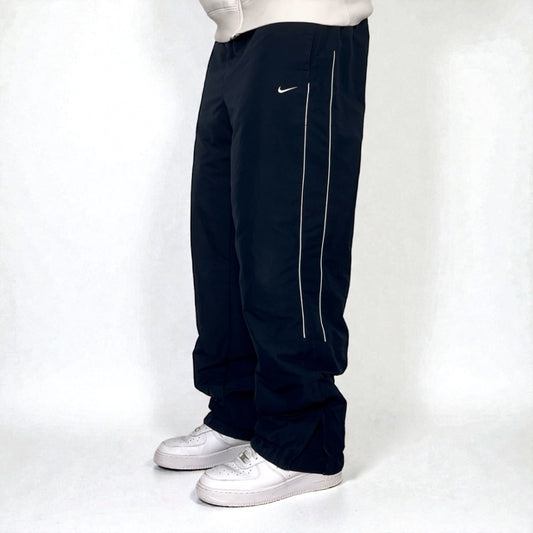 RARE 2000s Nike Trackpants Navy - (L)