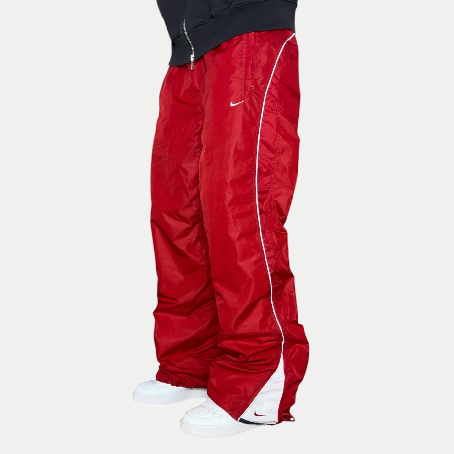 RARE 2000s Nike Trackpants Red - (XL) | PREMIUM