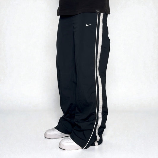 RARE 2000s Nike Trackpants Black - (L)