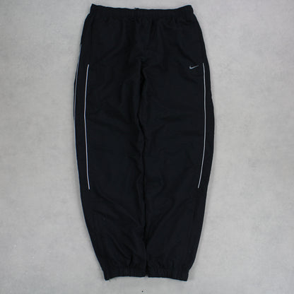 RARE Vintage 00s Nike Trackpants Black - (M)