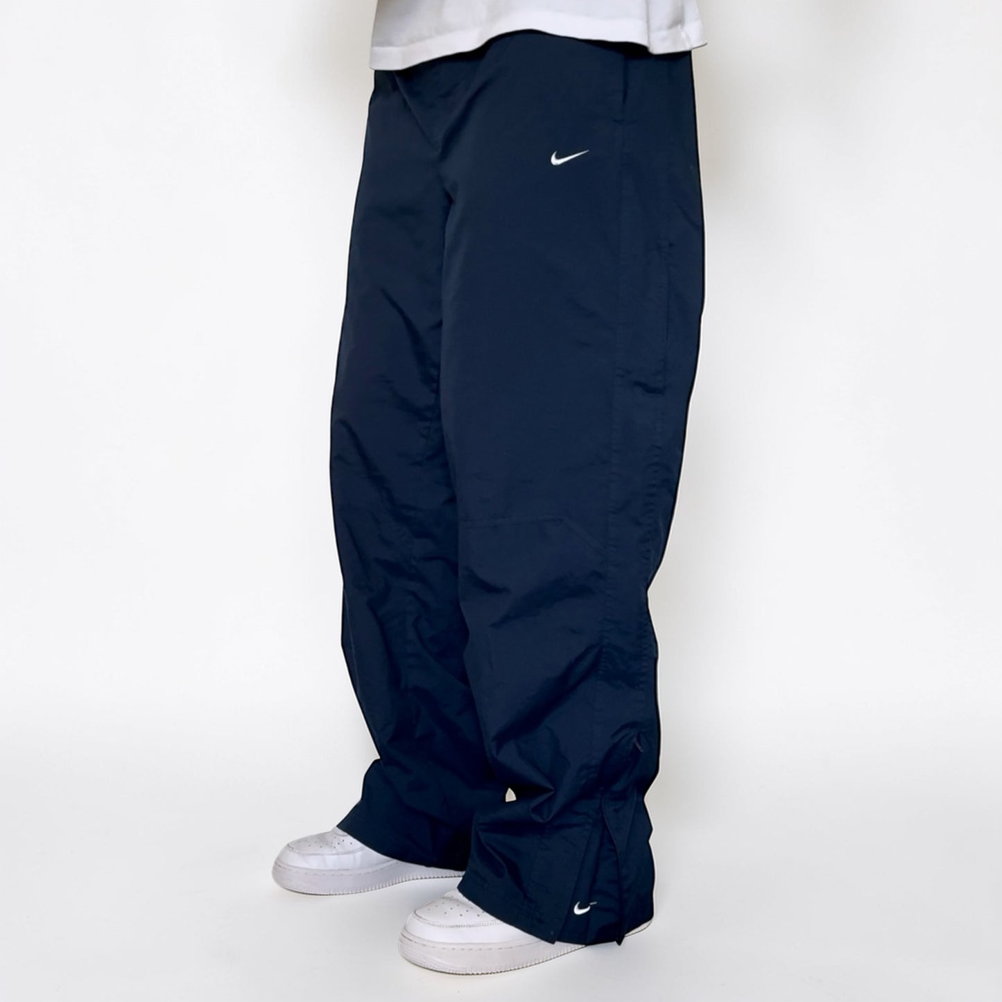 RARE 2000s Nike Trackpants Navy - (XL)