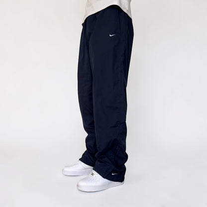 RARE 2000s Nike Trackpants Navy - (L)