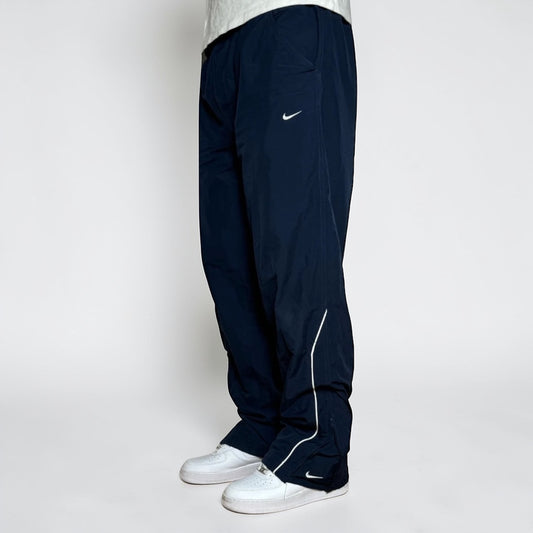 RARE 2000s Nike Trackpants Navy - (S)