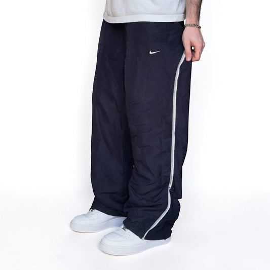 RARE 2000s Nike Trackpants Navy - (L)