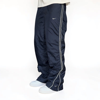 SUPER RARE 2000s Nike Trackpants Navy - (S)