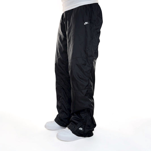RARE 2000s Baggy Nike Trackpants Black - (S)