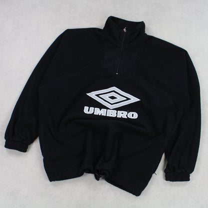 RARE Vintage 1990s Umbro Fleece Black - (XL)