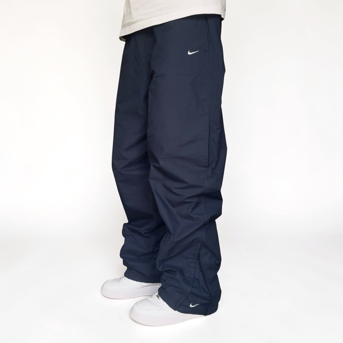 RARE 2000s Nike Trackpants Navy - (XL)