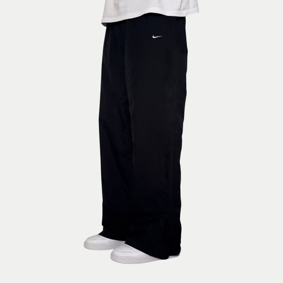 2000s Baggy Nike Trackpants Black - (M)
