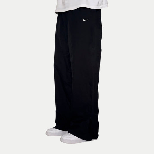 2000s Baggy Nike Trackpants Black - (M)
