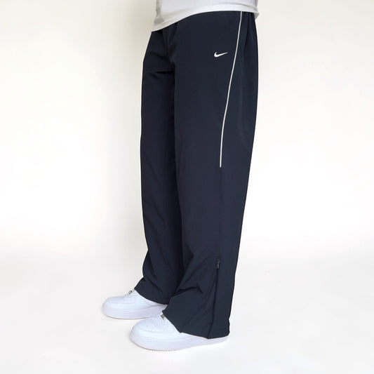 RARE 2000s Baggy Nike Trackpants Navy - (S)