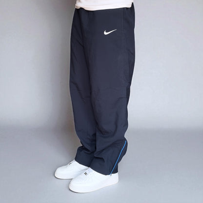 RARE 2000s Nike Trackpants Navy - (L)