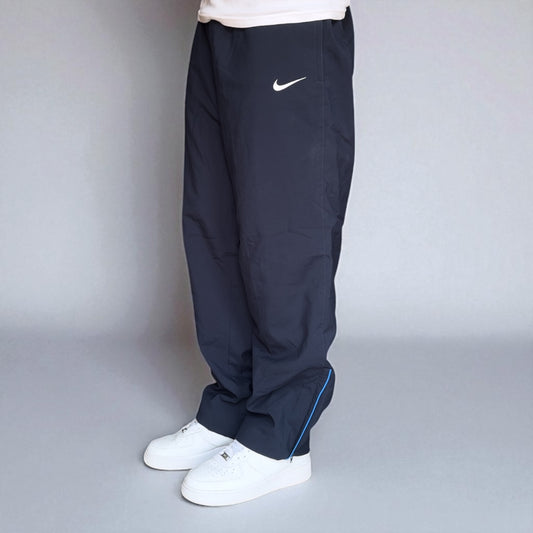 RARE 2000s Nike Trackpants Navy - (L)