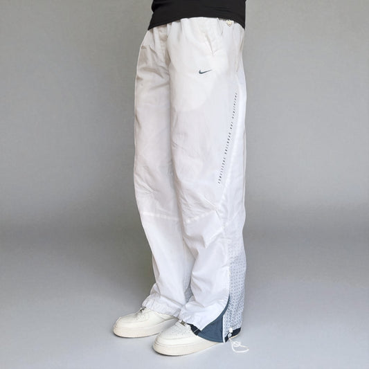 SUPER RARE 00s Nike Trackpants White - (M)