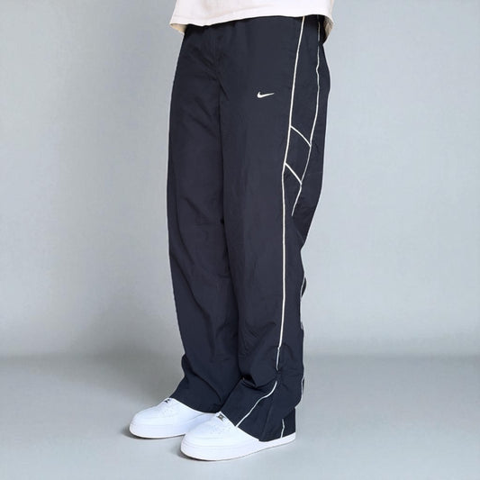 RARE 2000s Baggy Nike Trackpants Navy - (L)