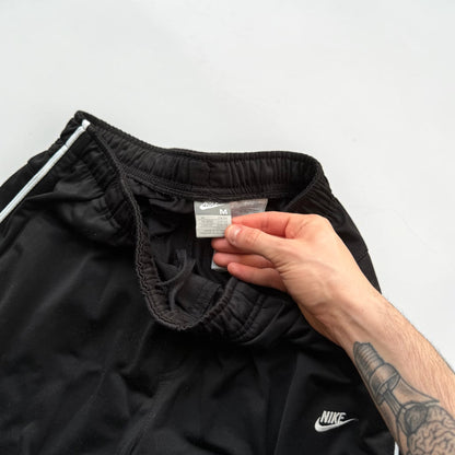 SUPER RARE 2000s Baggy Nike Trackpants Black - (M)