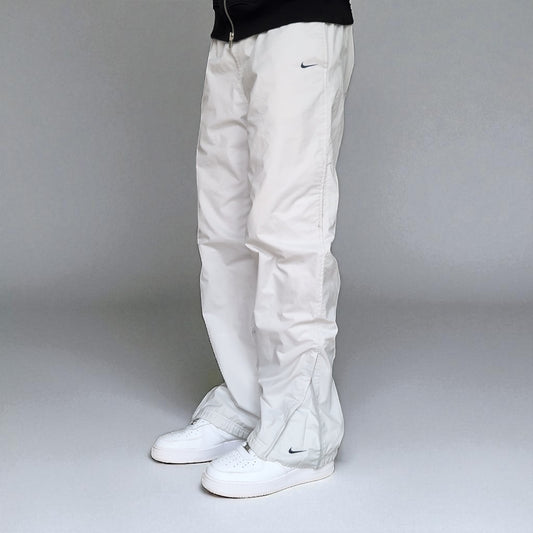 SUPER RARE 2000s Nike Trackpants Grey - (M)