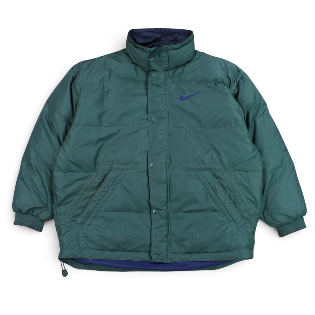 RARE Veste Nike matelassée Années 90 Vert - (XXL)