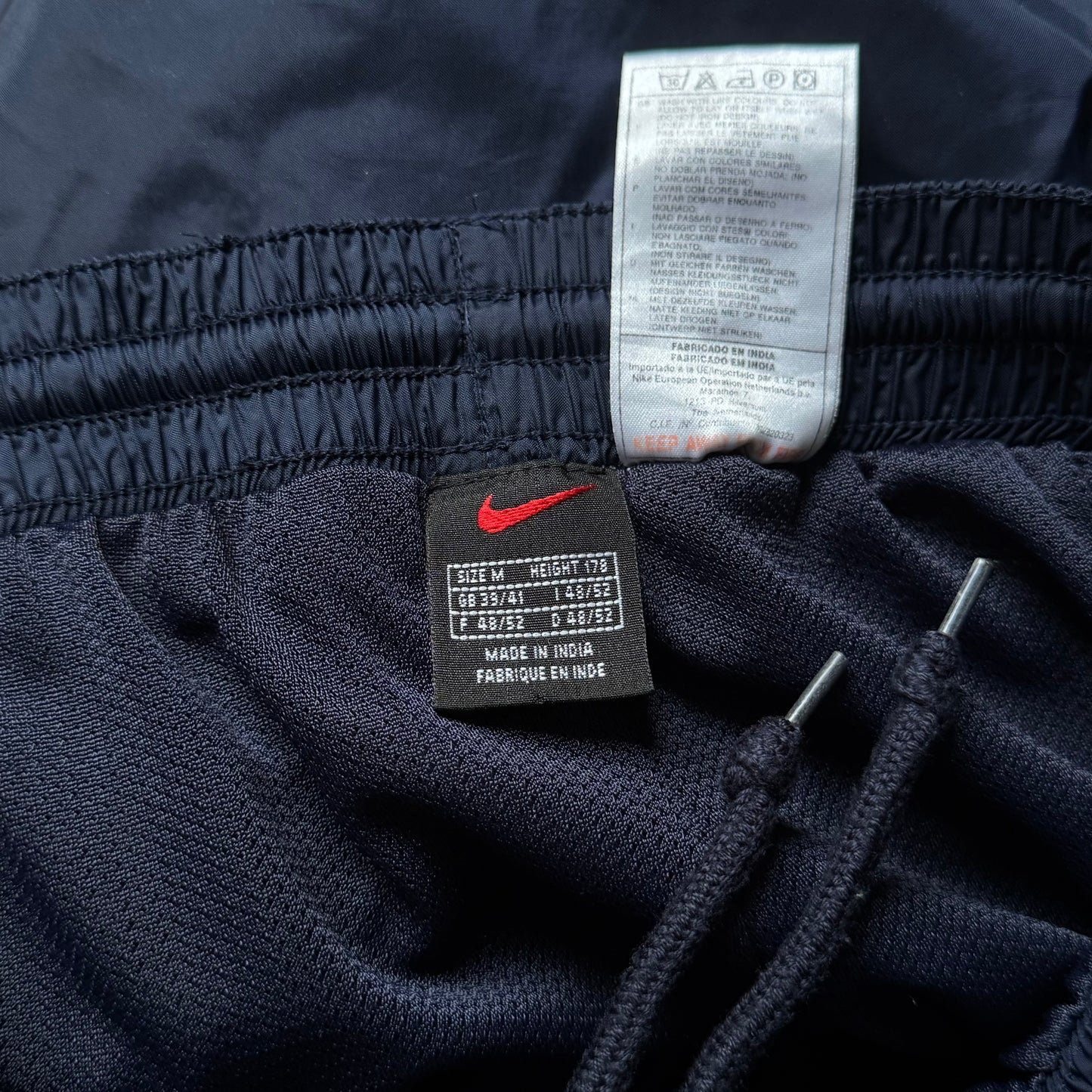 RARE 1990s Nike Trackpants Navy - (M) | PREMIUM