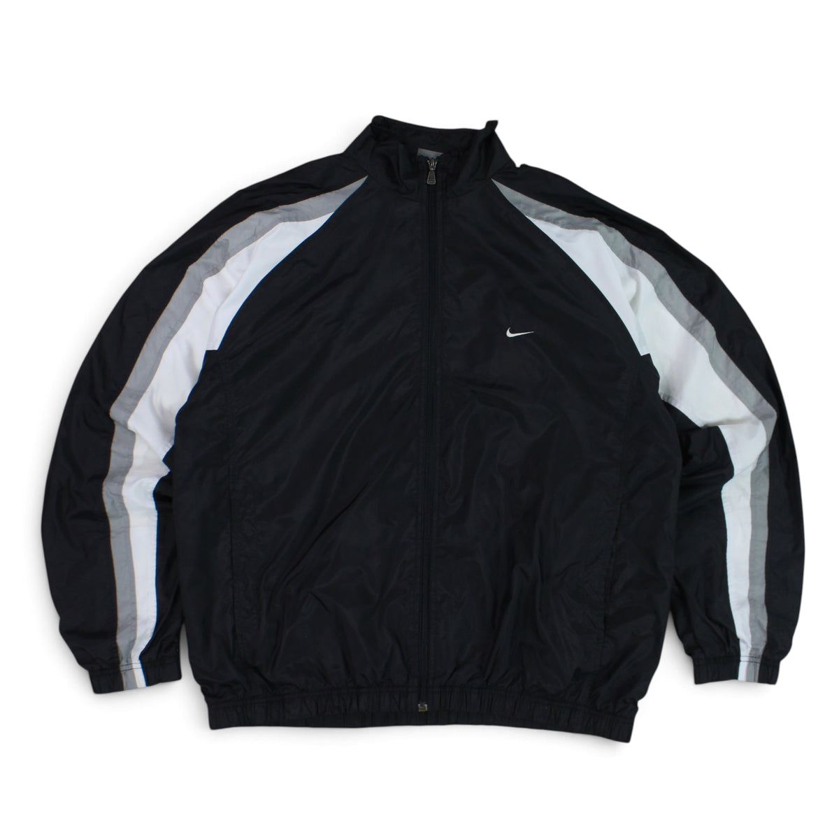RARE 2000s Nike Track Jacket Black - (L)