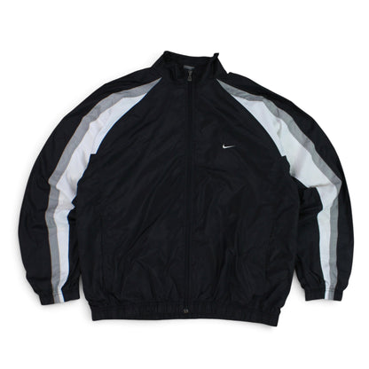 RARE 2000s Nike Track Jacket Black - (L)
