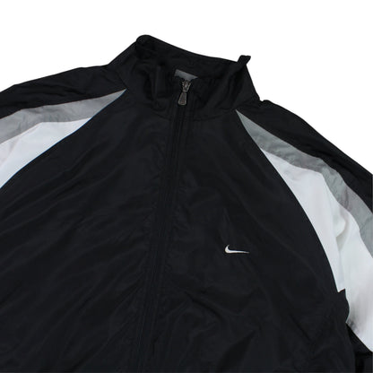 RARE 2000s Nike Track Jacket Black - (L)