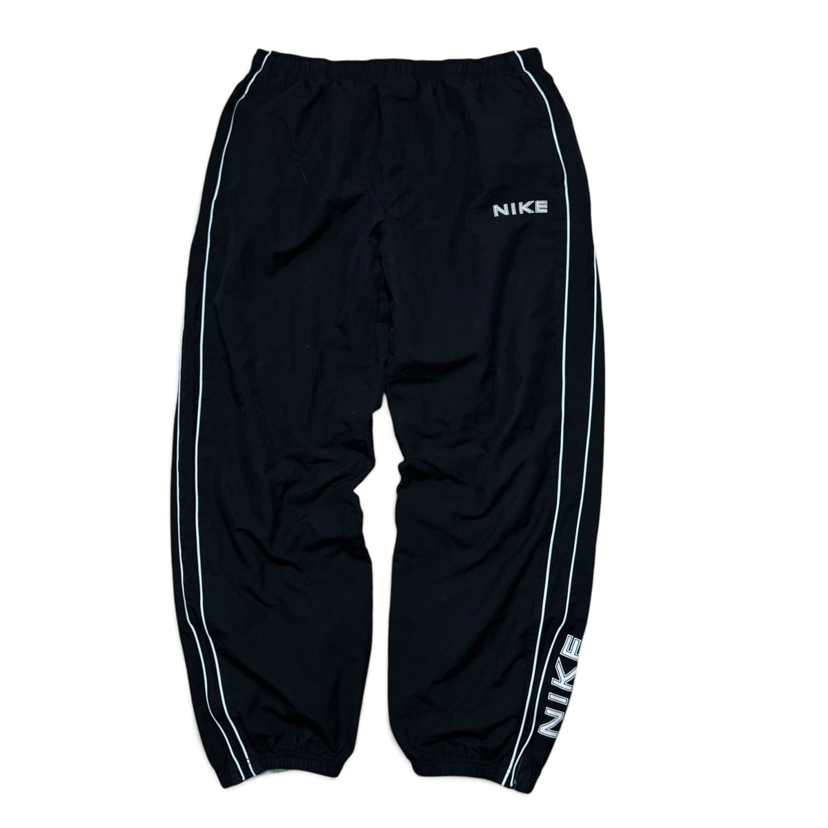 RARE 2000s Nike Trackpants Black - (XL)