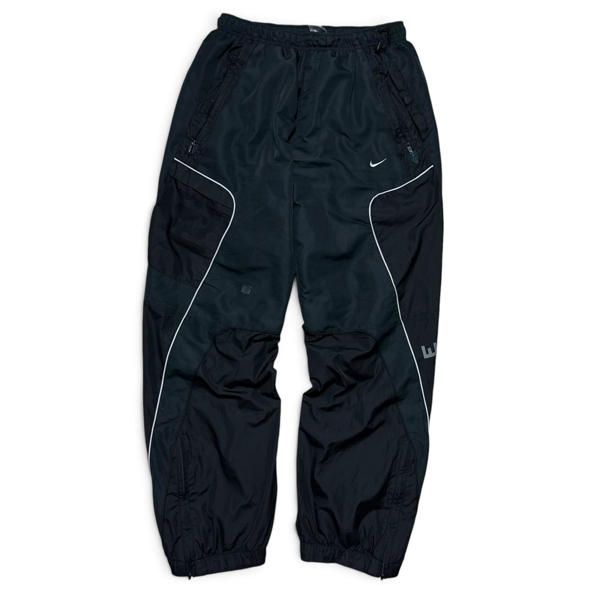 RARE 2000s Nike Shox Trackpants Black - (L)