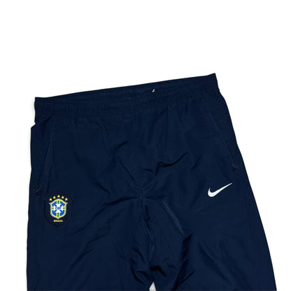 SUPER RARE 2000s Nike Brazil Trackpants Black - (M)