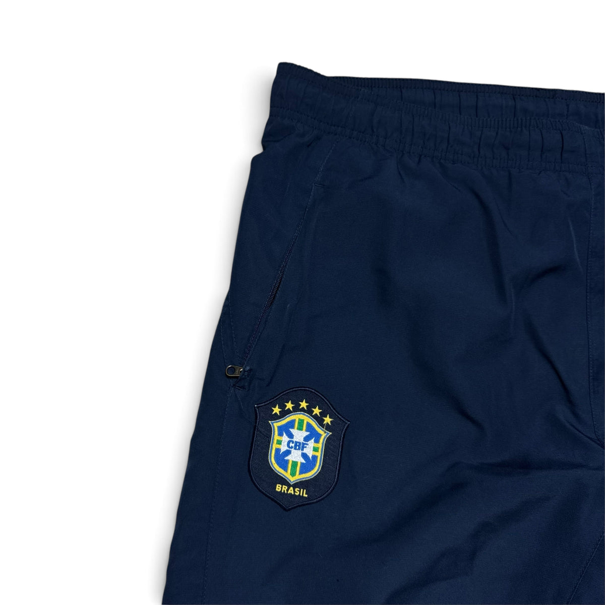 SUPER RARE 2000s Nike Brazil Trackpants Black - (M)