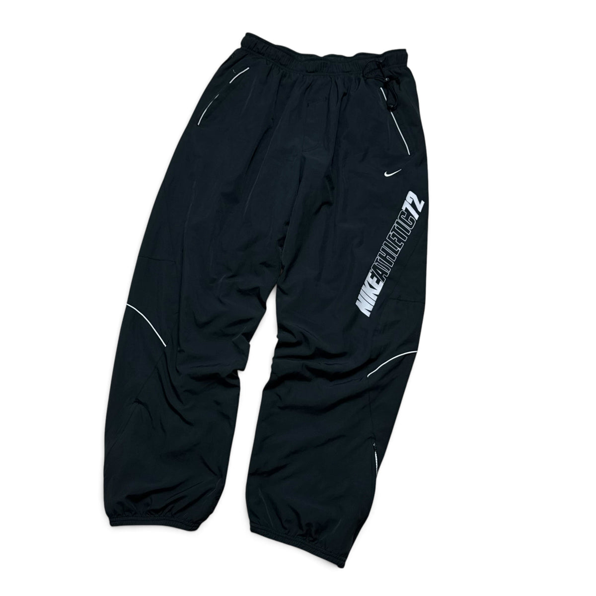 RARE 2000s Nike Trackpants Black - (XL)