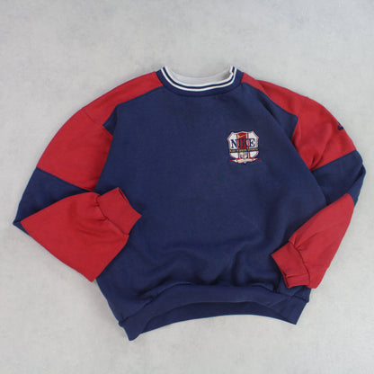 RARE 1990s Nike Sweatshirt Navy - (XS)