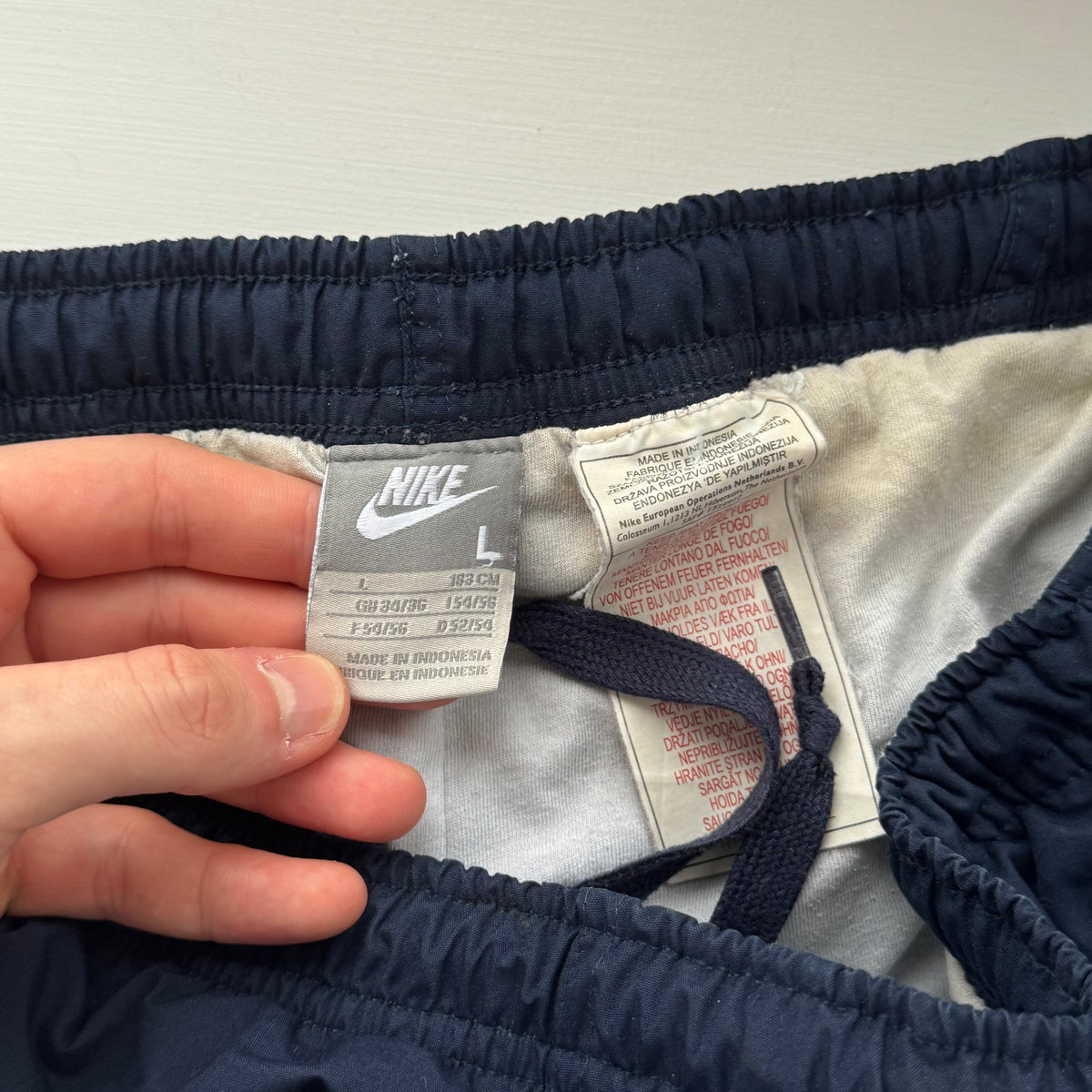RARE 2000s Nike Trackpants Navy - (L) | PREMIUM