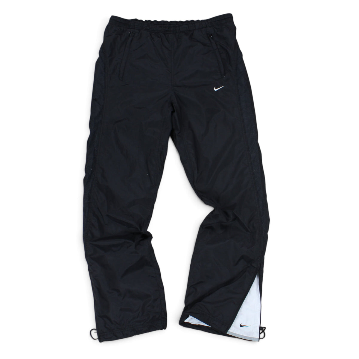 RARE 2000s Nike Trackpants Black - (M) | PREMIUM