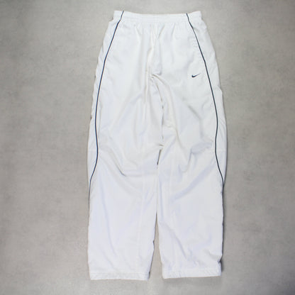 RARE 2000s Nike Air Max Trackpants White - (M)