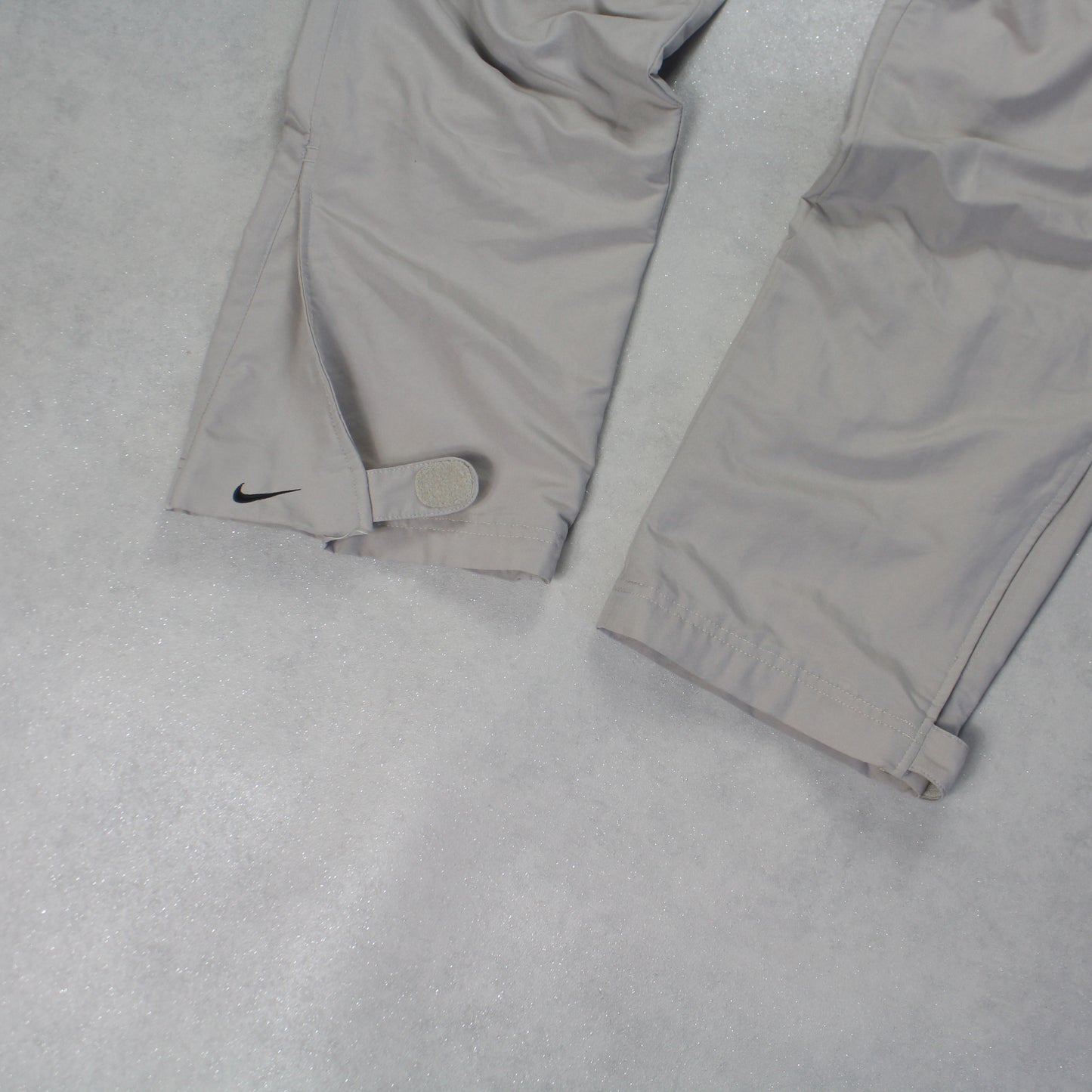 RARE 2000s Nike Trackpants Cream - (M)