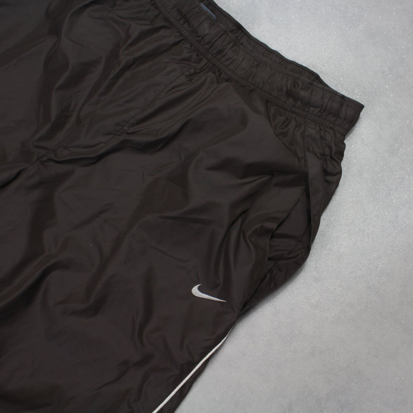 SUPER RARE 2000s Nike Trackpants Brown - (M)