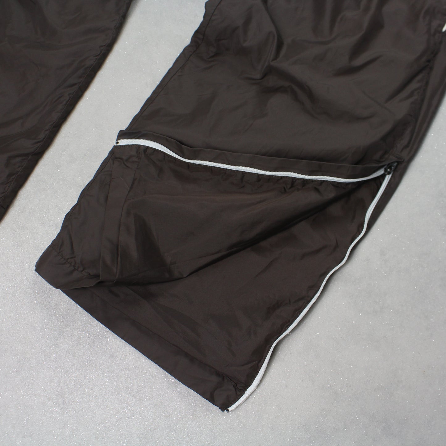 SUPER RARE 2000s Nike Trackpants Brown - (M)